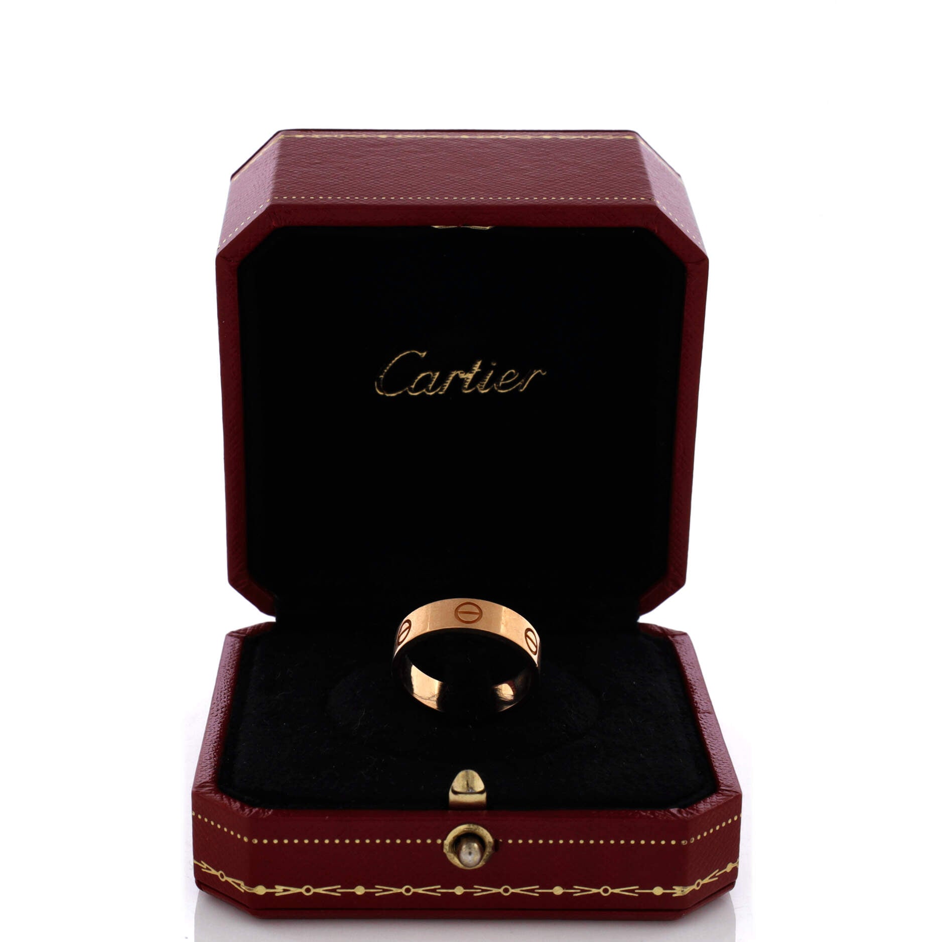 Pre Owned Cartier Love Band Ring 18K Rose Gold