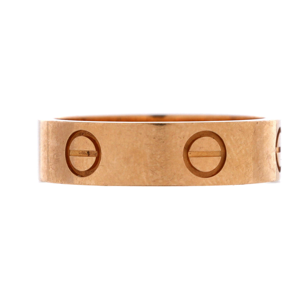 Pre Owned Cartier Love Band Ring 18K Rose Gold