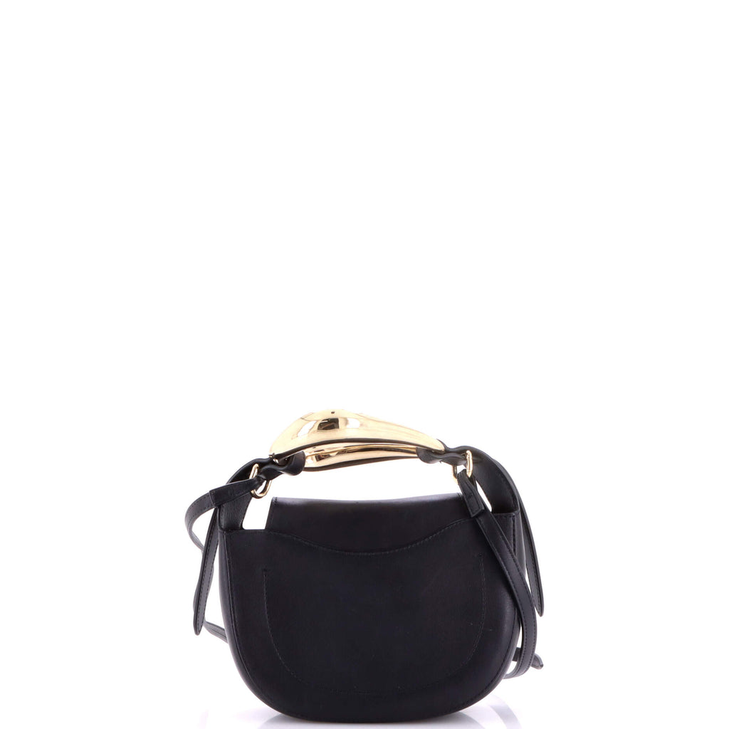 Pre Owned Chloe Kiss Purse Bag Leather Small