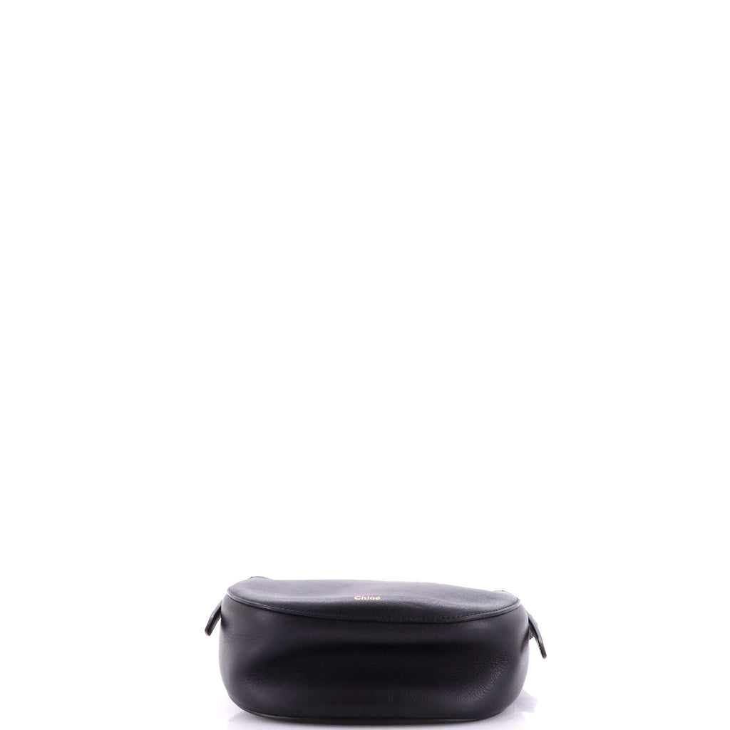 Pre Owned Chloe Kiss Purse Bag Leather Small