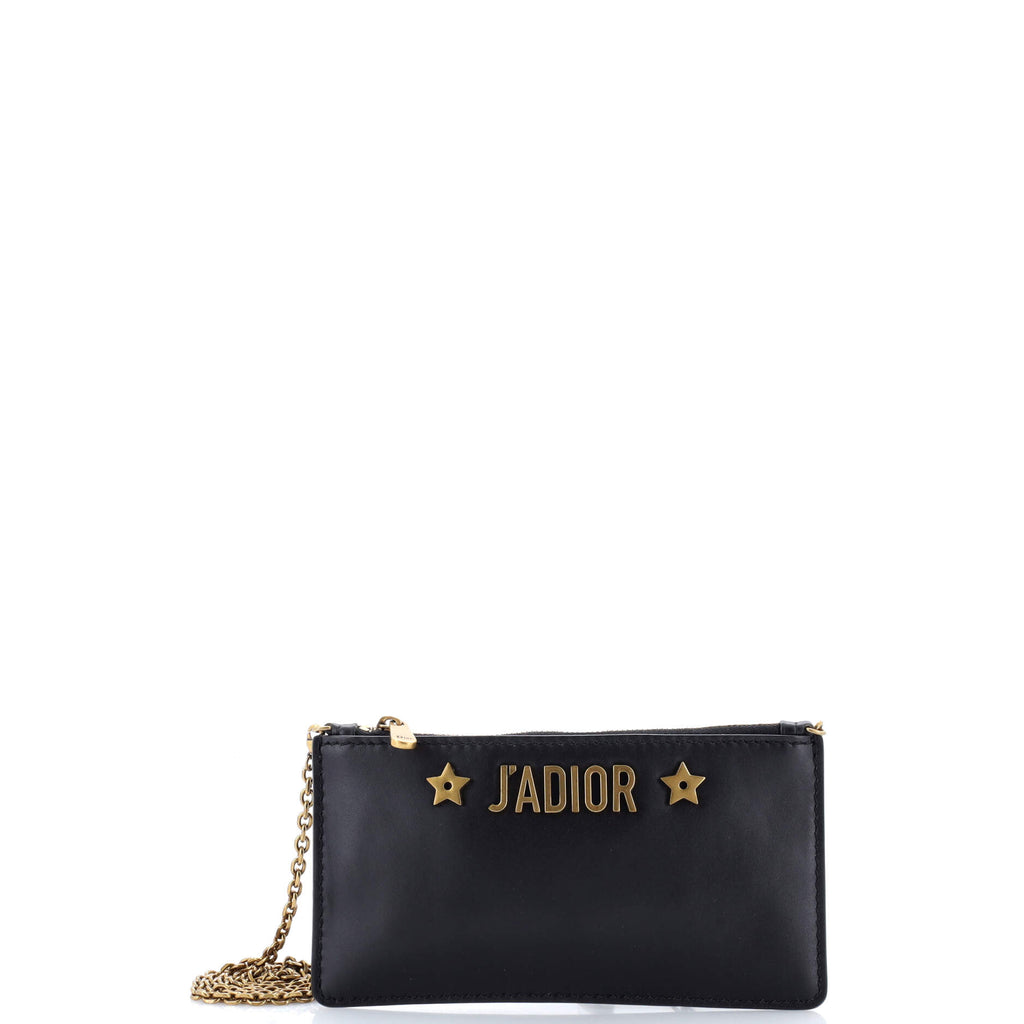 Pre Owned Christian Dior J'Adior Croisiere Chain Pouch Leather