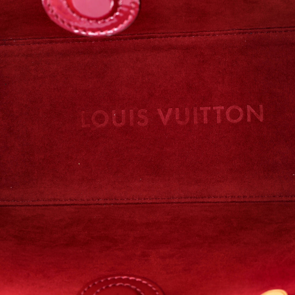 Pre Owned Louis Vuitton Long Beach Tote Monogram Vernis PM