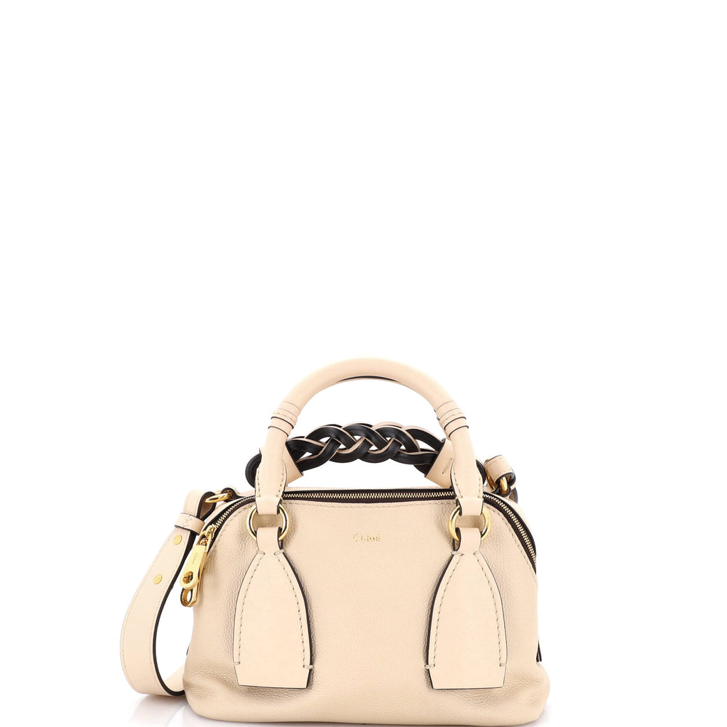 Pre Owned Chloe Daria Bag Leather Small