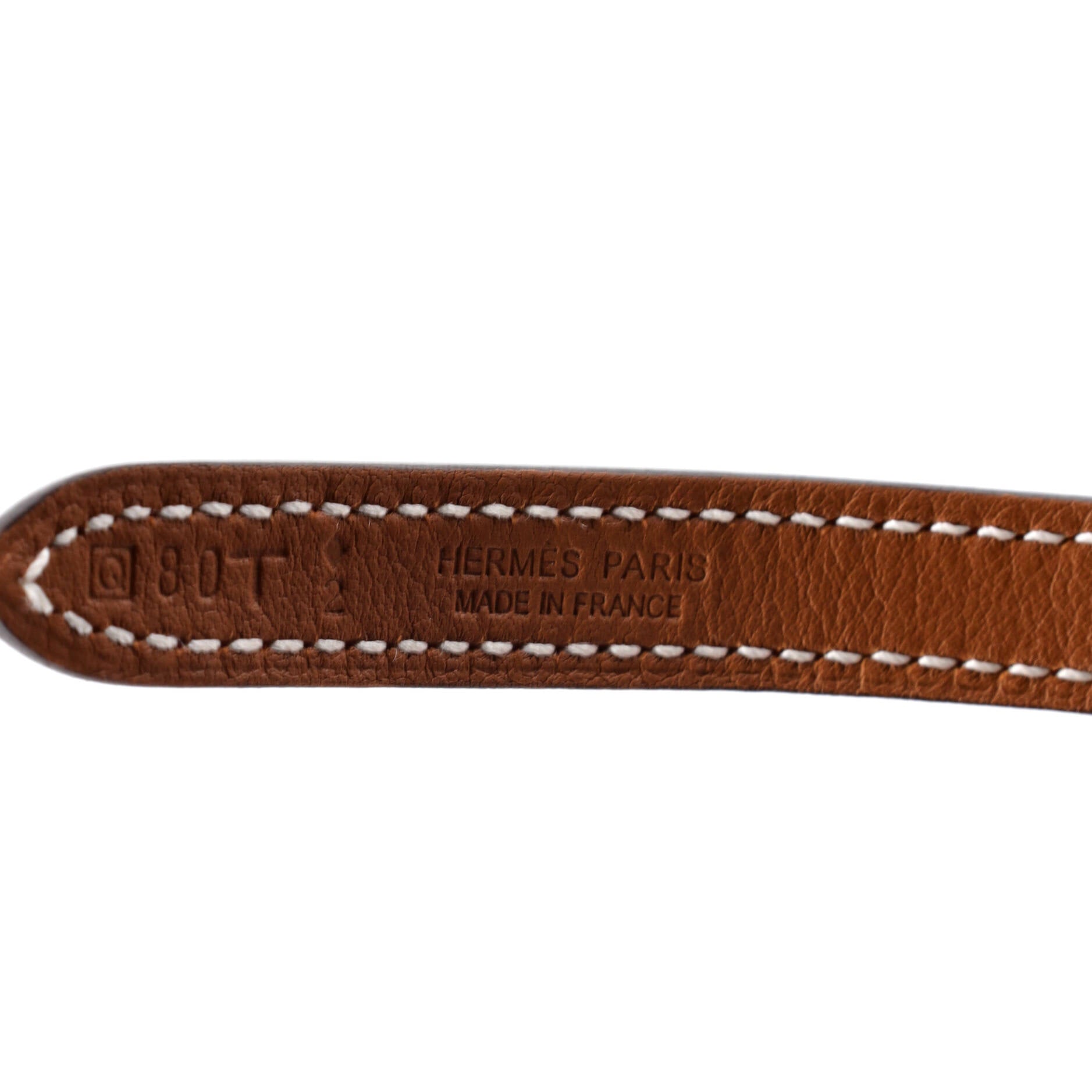 Pre Owned Hermes Focus Reversible Belt Leather Thin