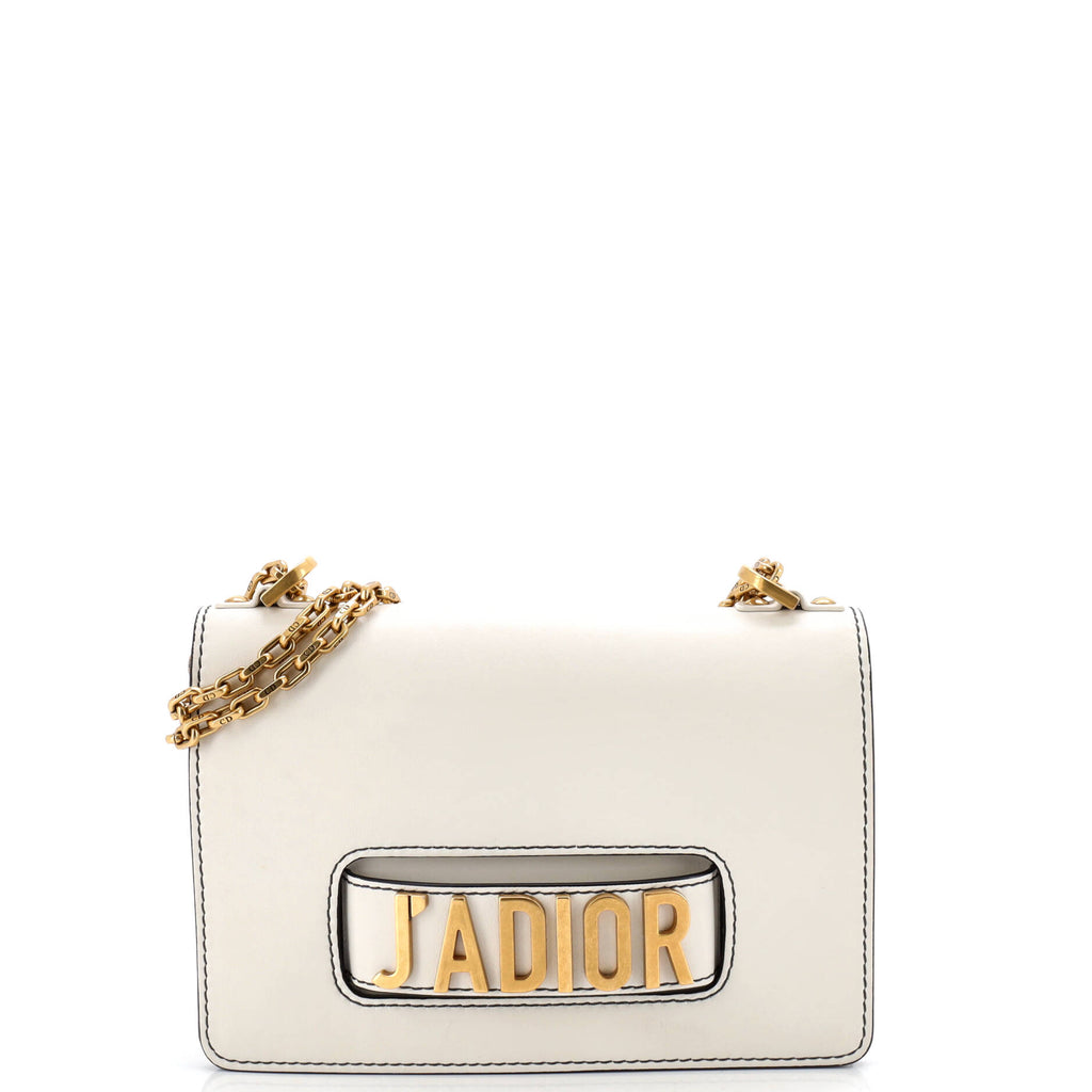 Pre Owned Christian Dior J'Adior Flap Bag Leather Medium