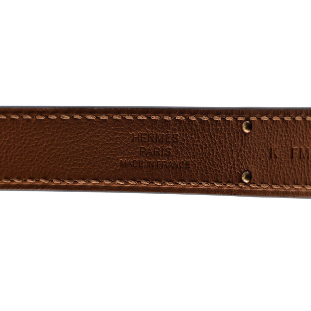 Pre Owned Hermes Kelly Belt Leather Thin