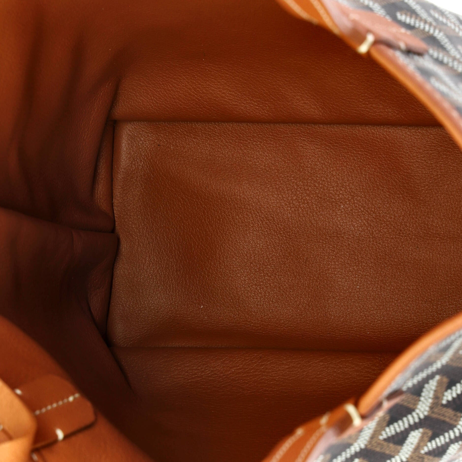 Pre Owned Goyard Anjou Reversible Tote Coated Canvas Mini
