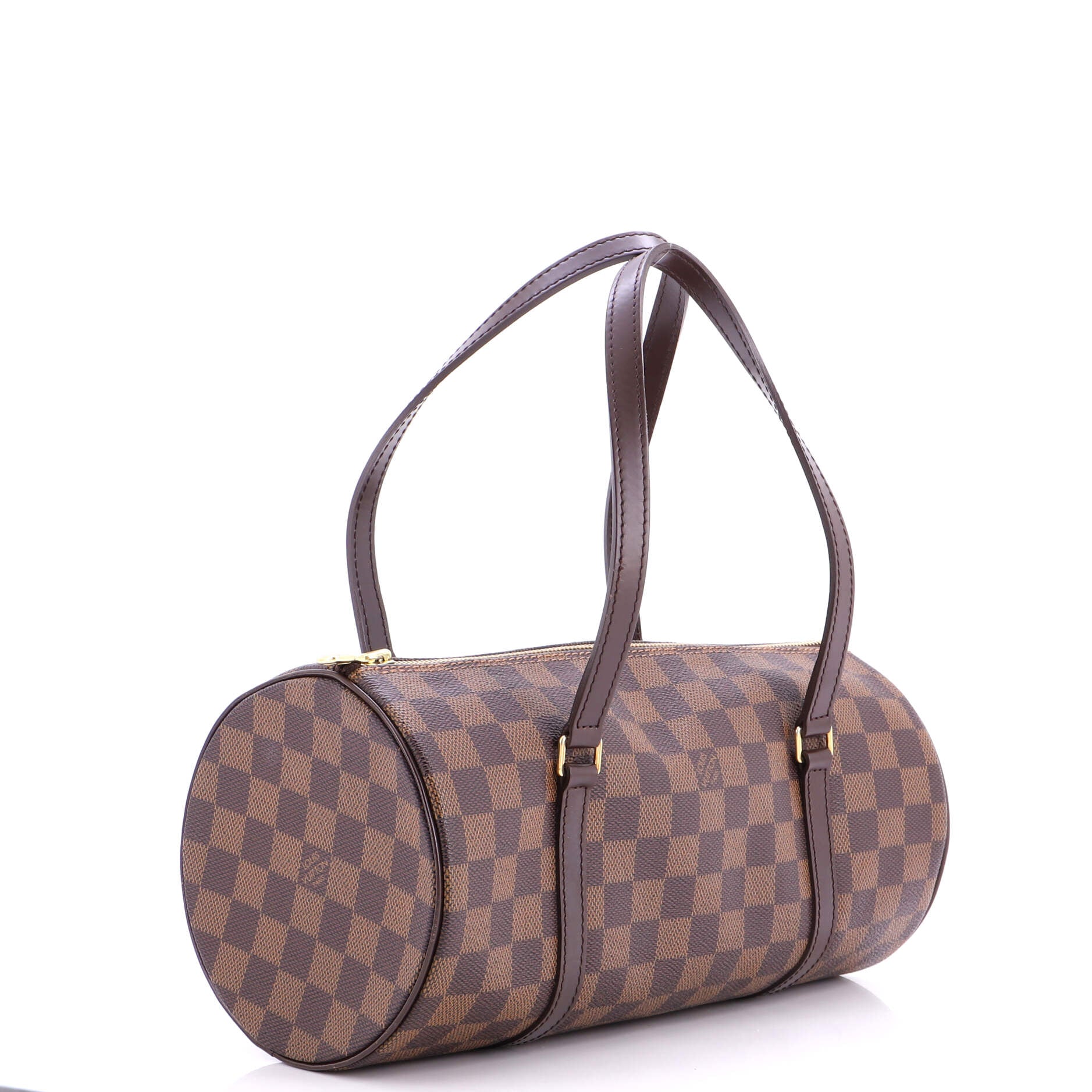 Pre Owned Louis Vuitton Papillon Handbag Damier 30