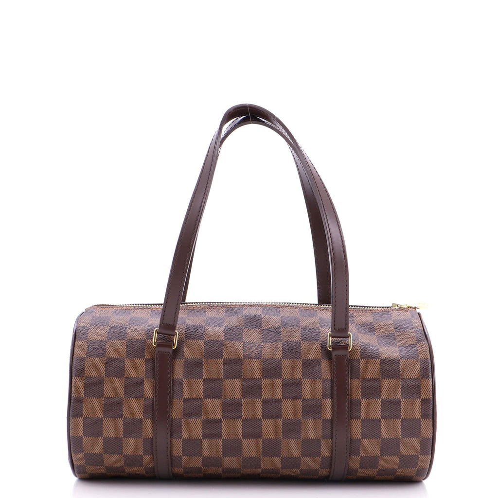 Pre Owned Louis Vuitton Papillon Handbag Damier 30