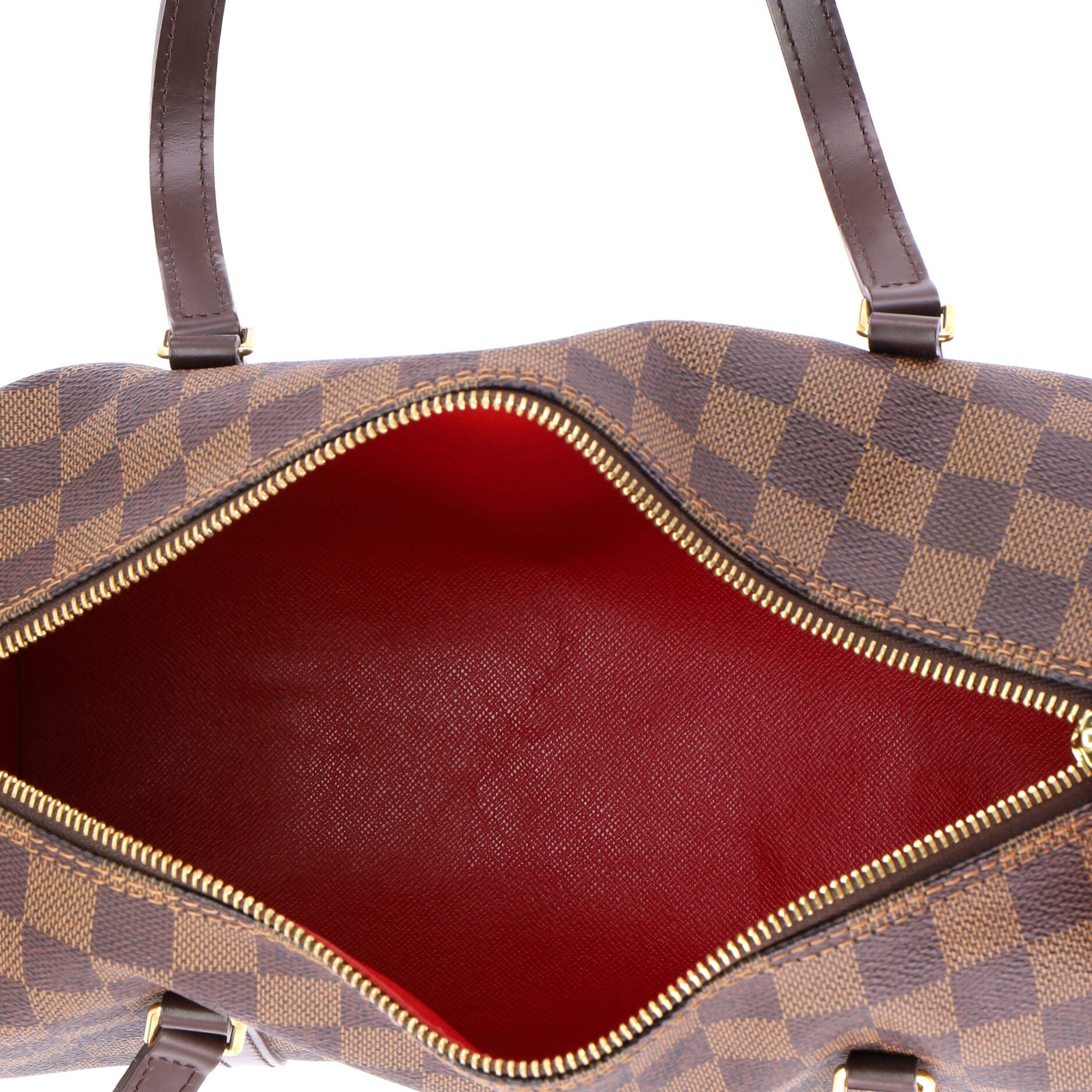 Pre Owned Louis Vuitton Papillon Handbag Damier 30