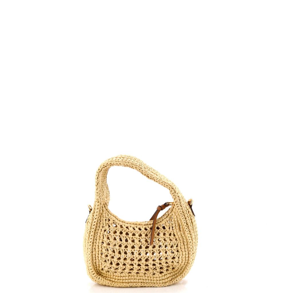 Pre Owned Miu Miu Wander Hobo Crochet Mini