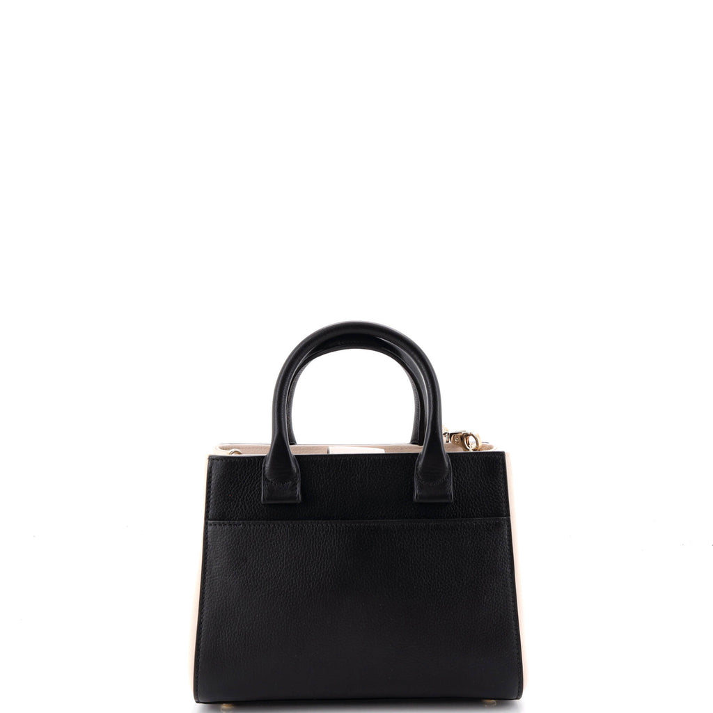 Pre Owned Chanel Neo Executive Tote Grained Calfskin Mini