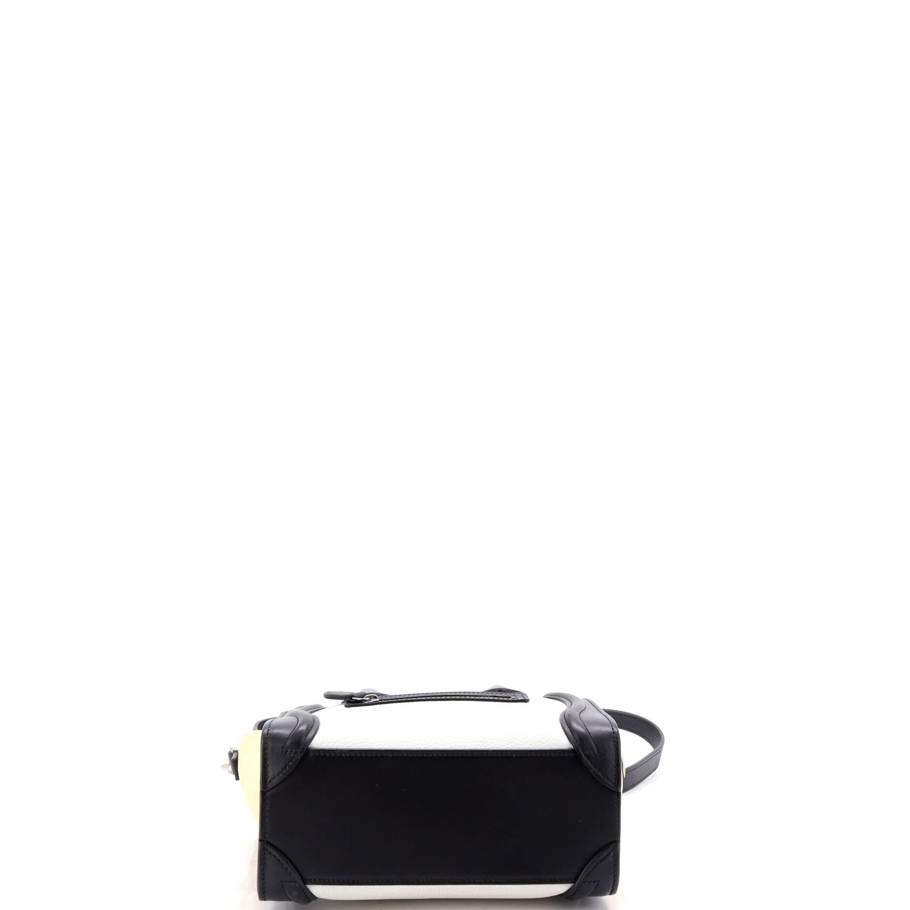 Pre Owned Celine Tricolor Luggage Bag Leather Nano
