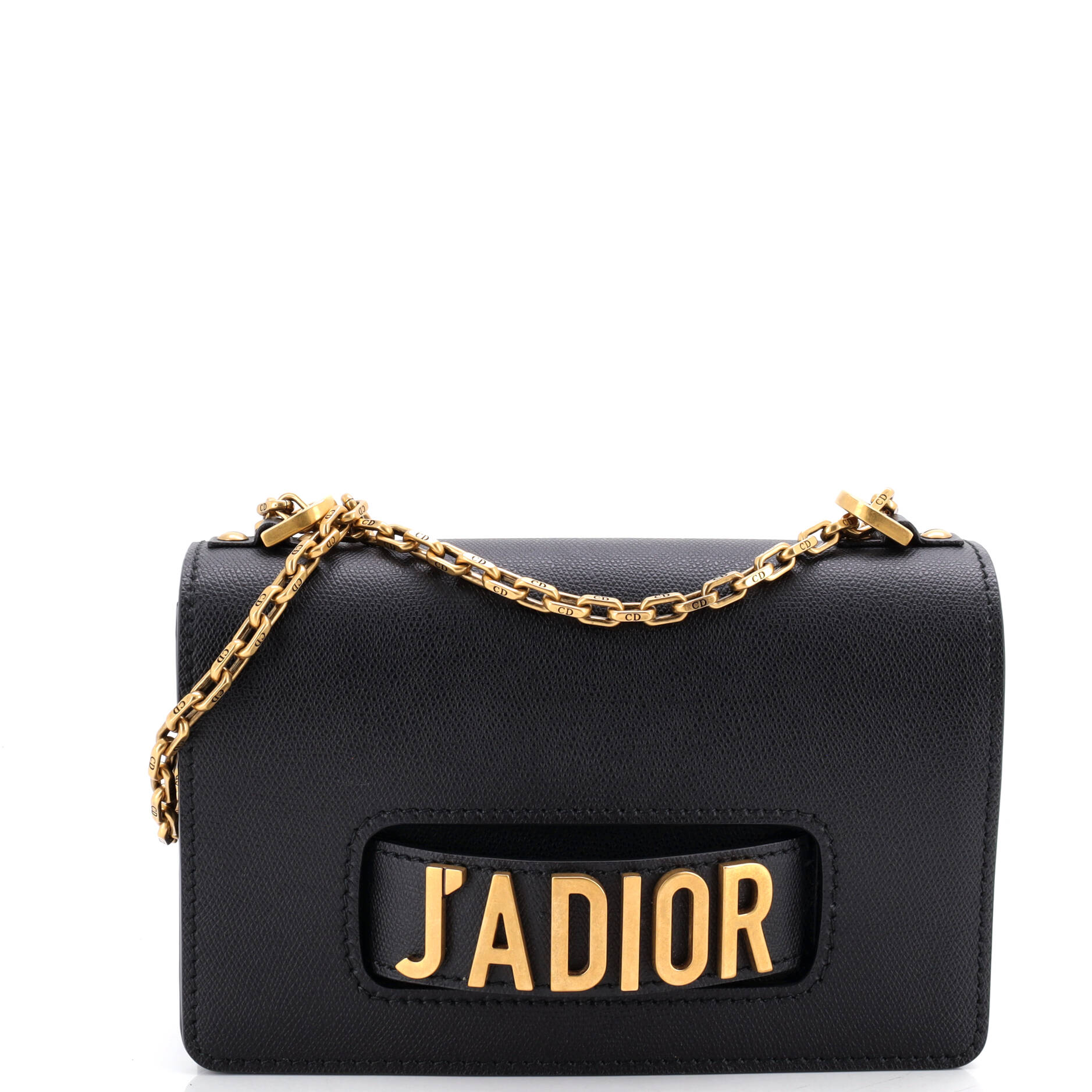 Pre Owned Christian Dior J'Adior Flap Bag Leather Medium