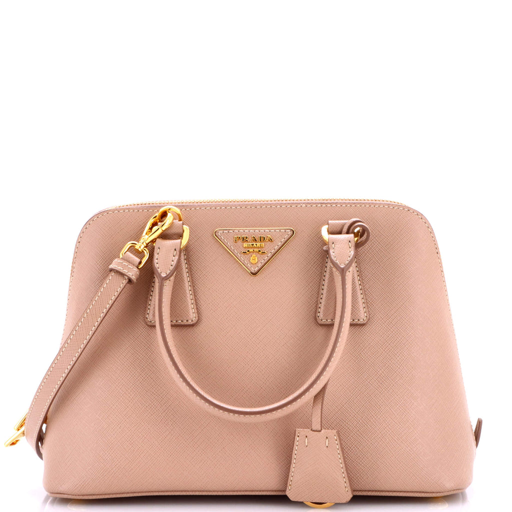 Pre Owned Prada Promenade Bag Saffiano Leather Small