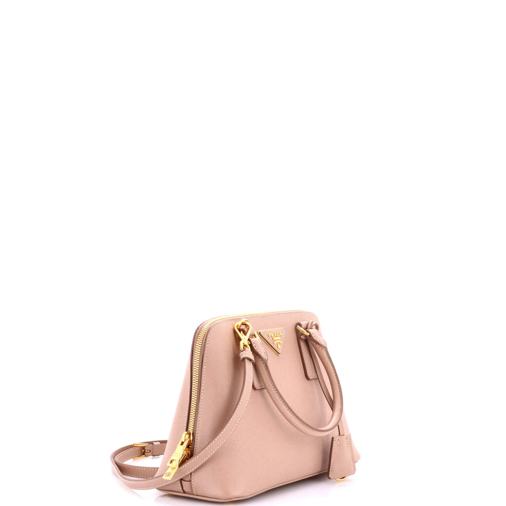 Pre Owned Prada Promenade Bag Saffiano Leather Small