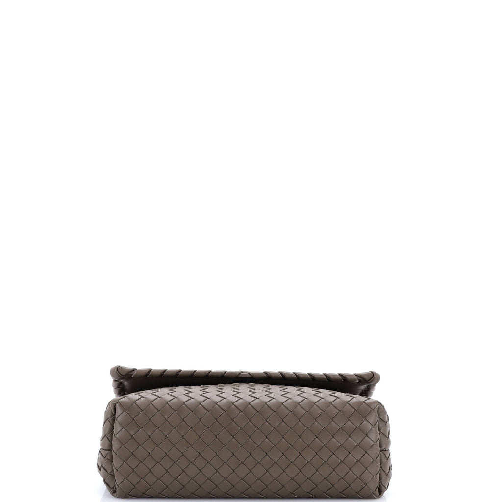 Pre Owned Bottega Veneta Olimpia Crossbody Bag Intrecciato Nappa Small