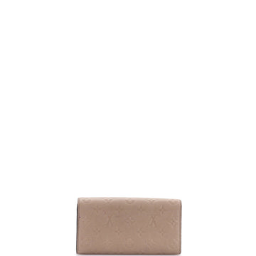 Pre Owned Louis Vuitton Sarah Wallet NM Monogram Empreinte Leather