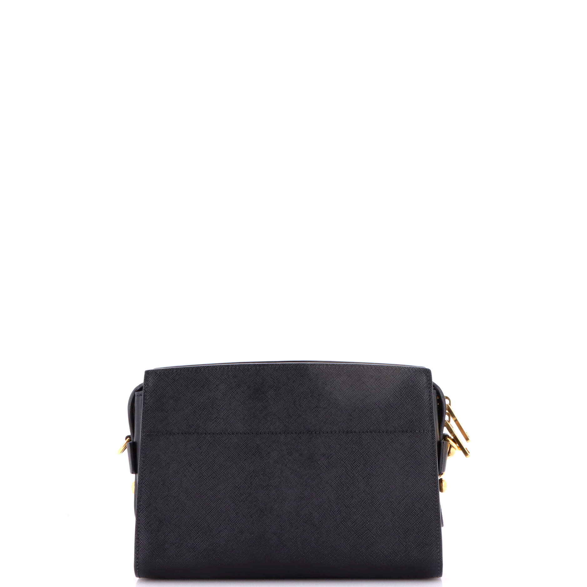 Pre Owned Prada Bibliotheque Crossbody Saffiano Leather