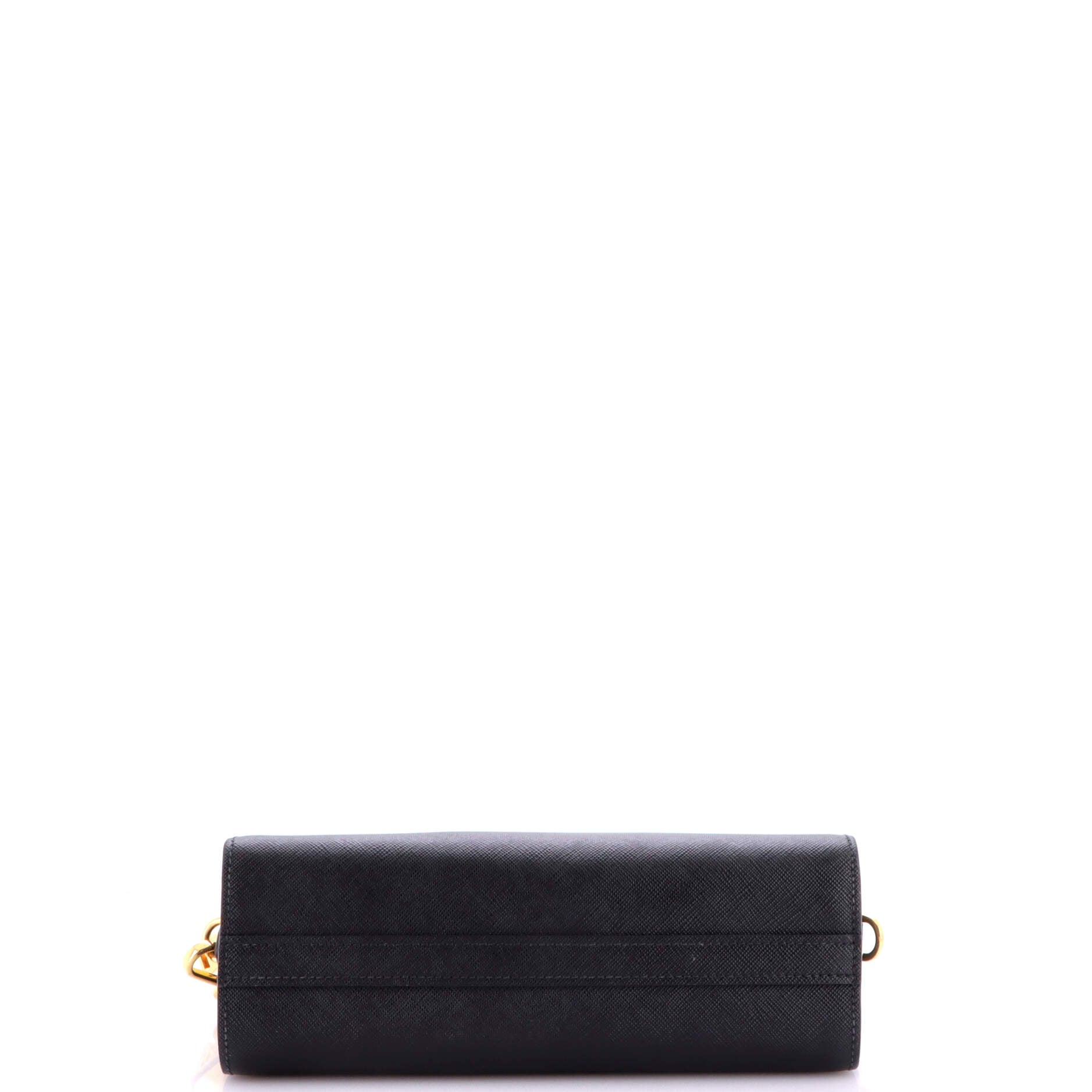 Pre Owned Prada Bibliotheque Crossbody Saffiano Leather