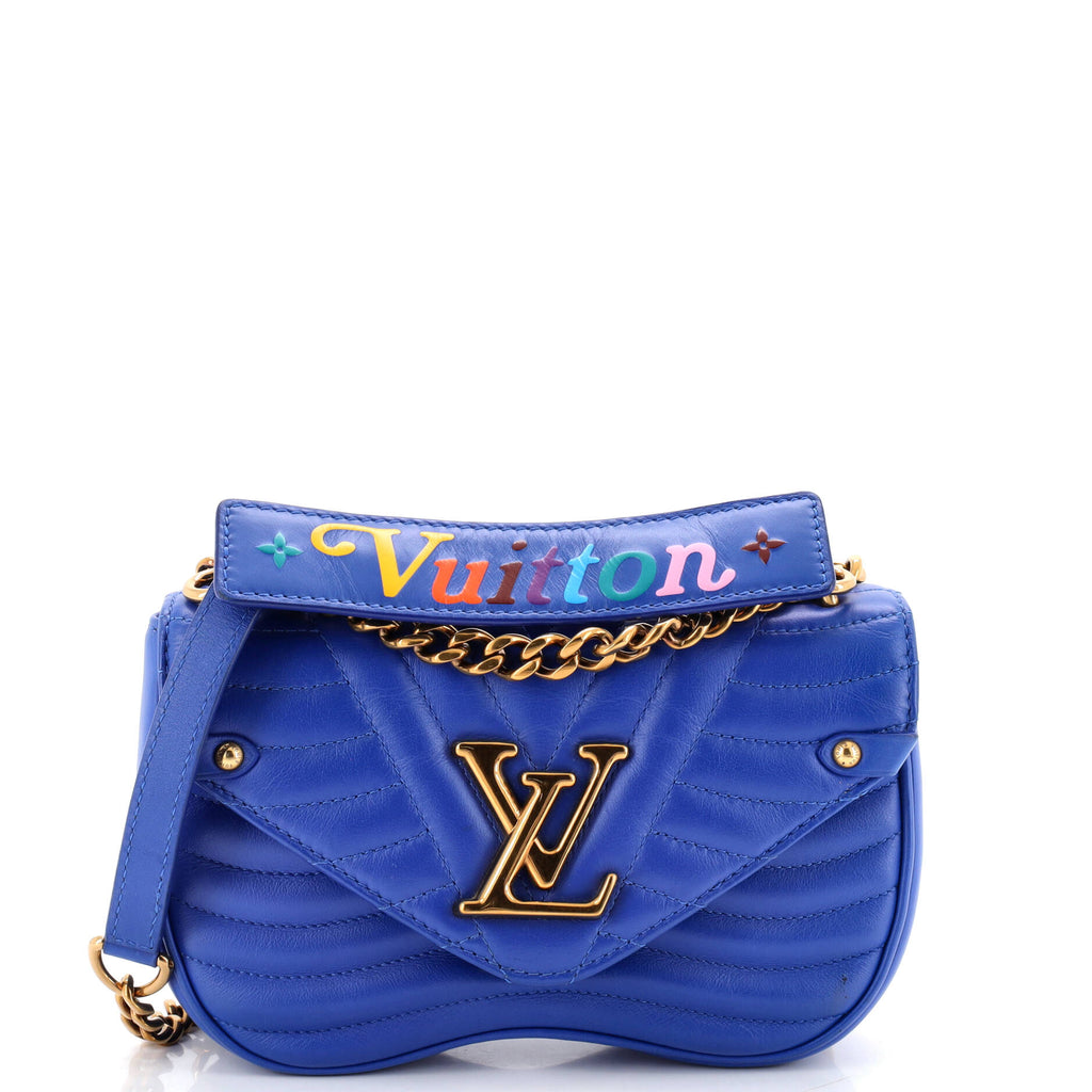 Pre owned Louis Vuitton New Wave Chain Pochette Quilted Leather
