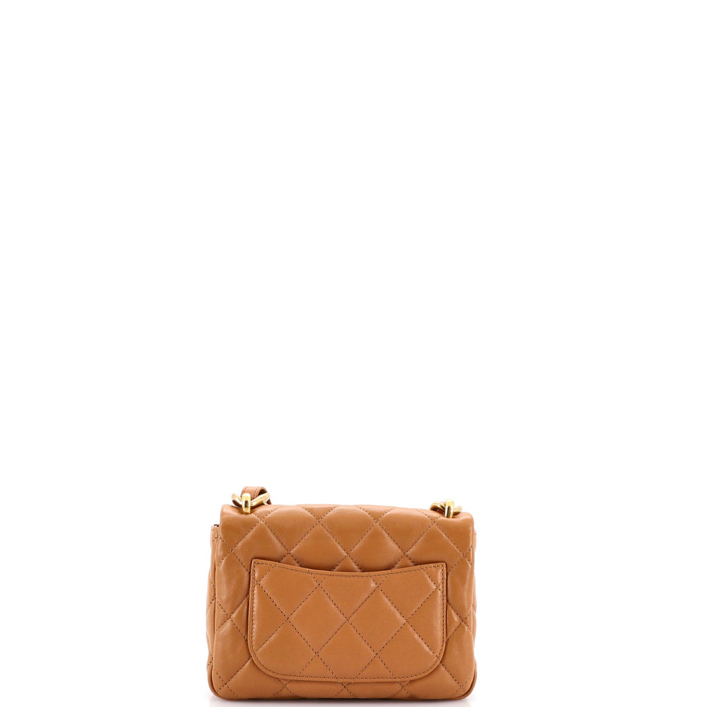 Pre Owned Chanel Funky Town Flap Bag Quilted Lambskin Small