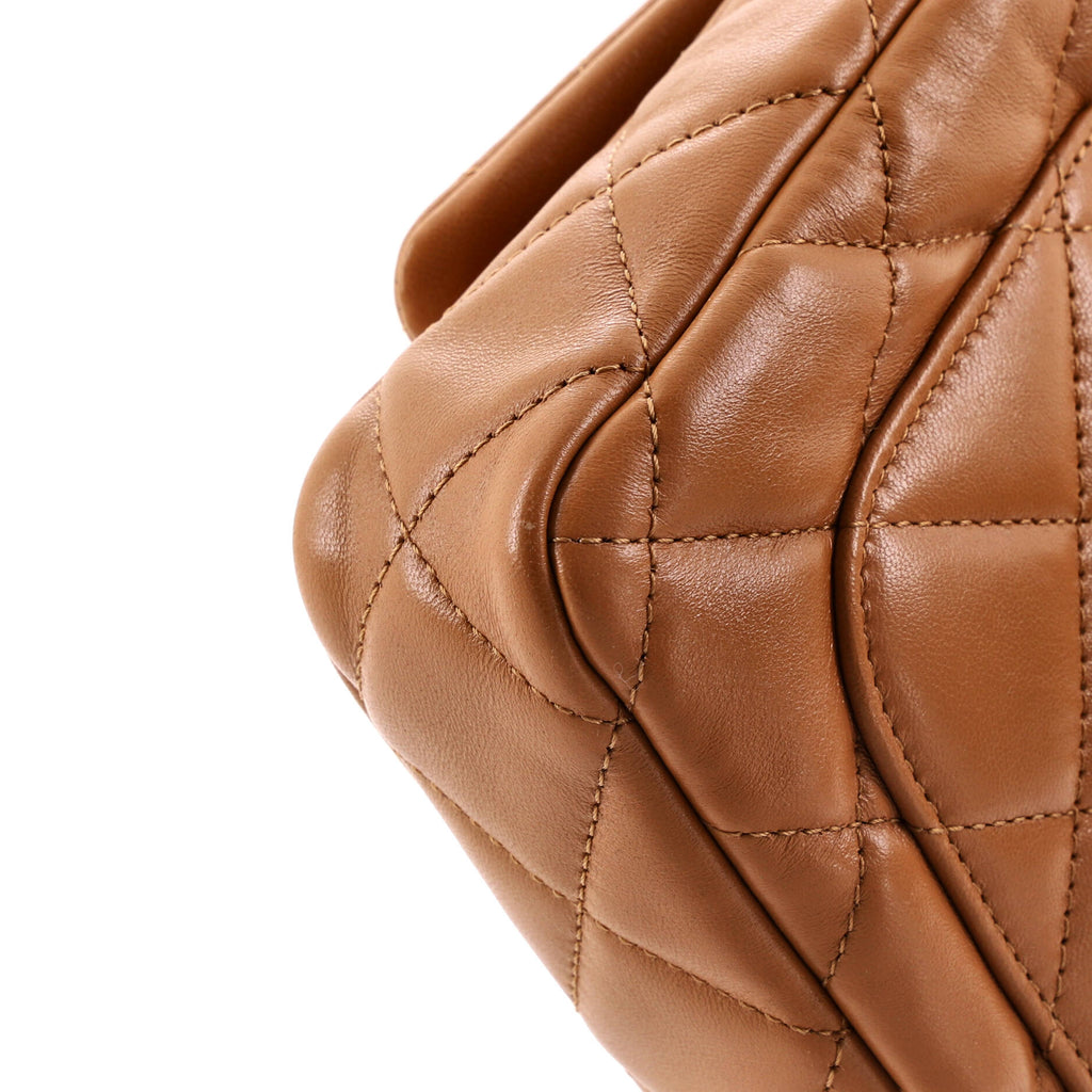 Pre Owned Chanel Funky Town Flap Bag Quilted Lambskin Small