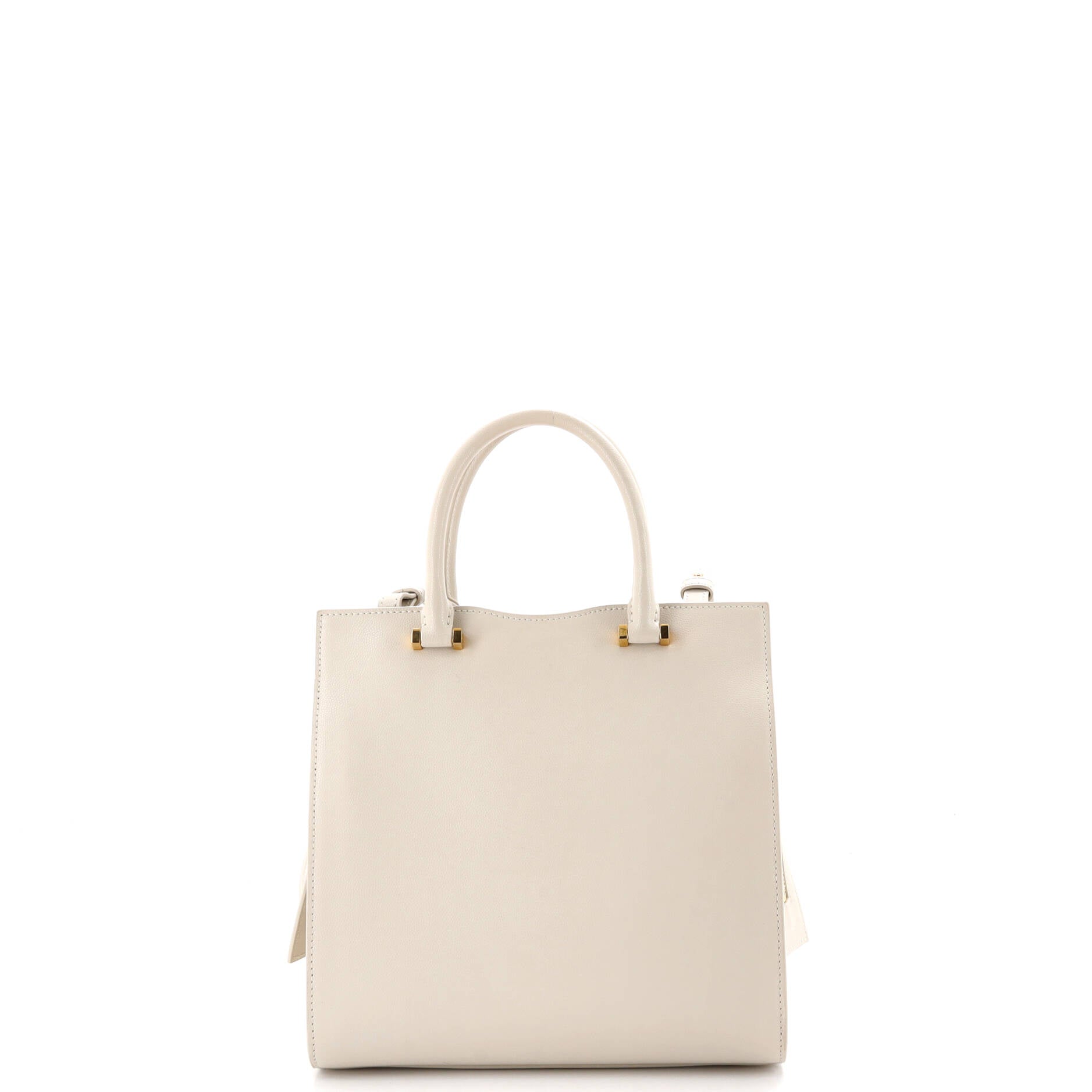 Pre Owned Saint Laurent Uptown Tote Leather Small