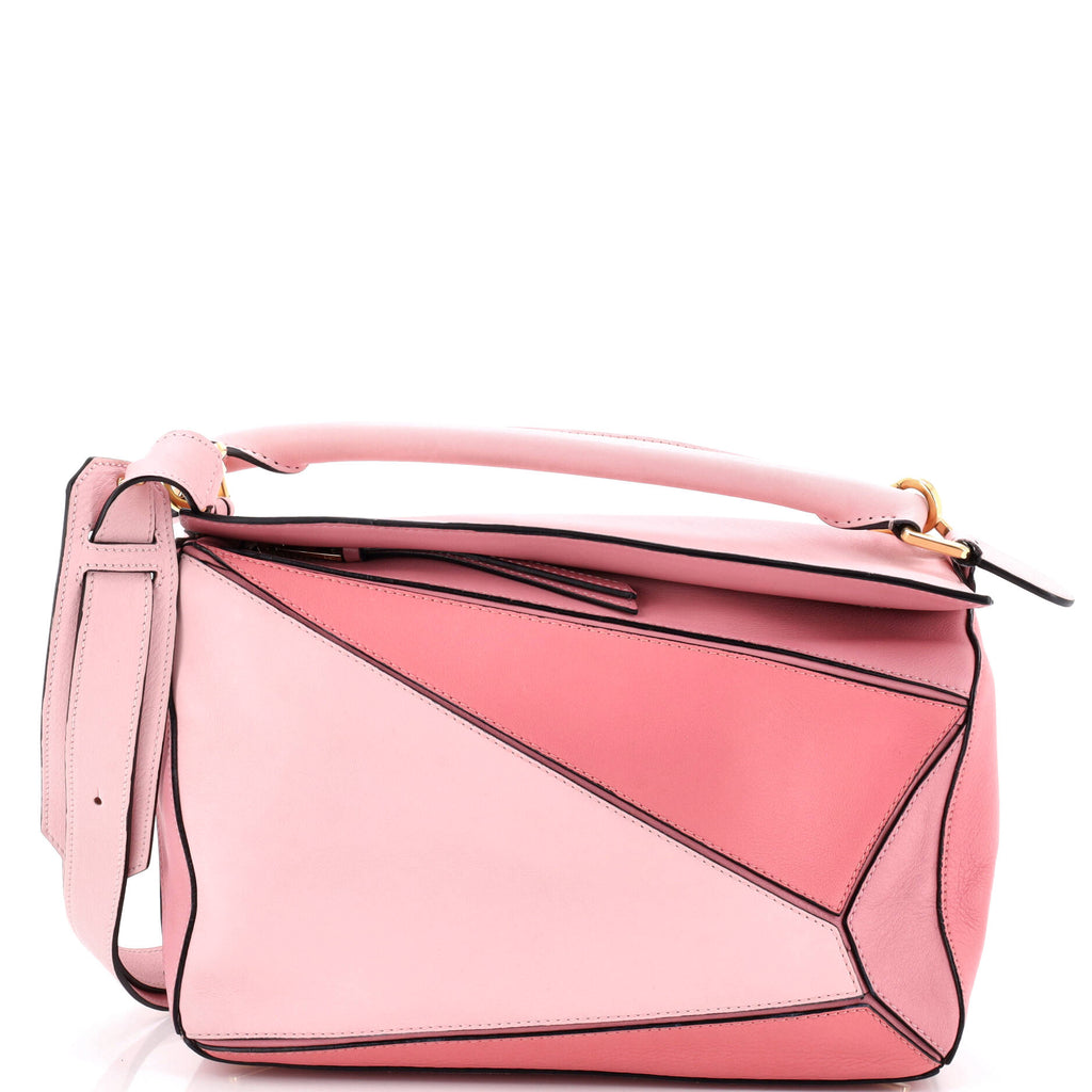 Pre Owned Loewe Puzzle Bag Leather Medium