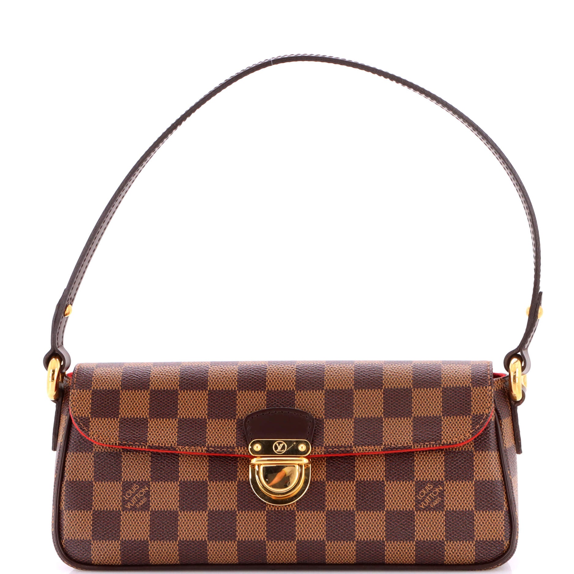Pre Owned Louis Vuitton Ravello Handbag Damier PM