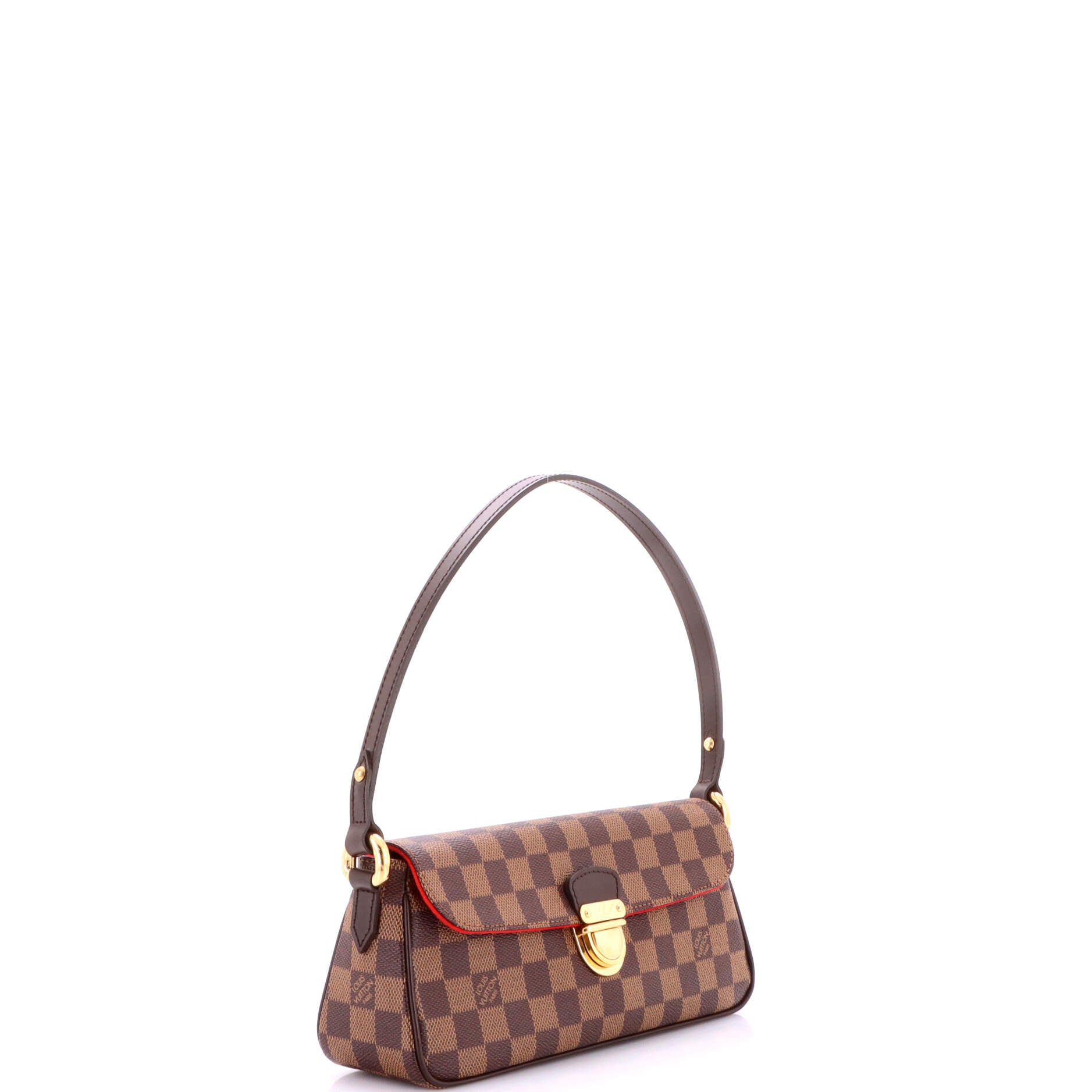 Pre Owned Louis Vuitton Ravello Handbag Damier PM