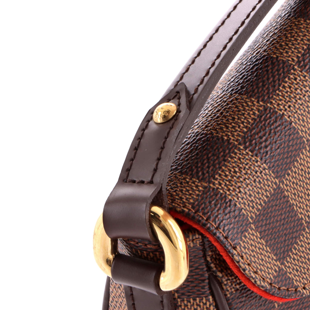 Pre Owned Louis Vuitton Ravello Handbag Damier PM