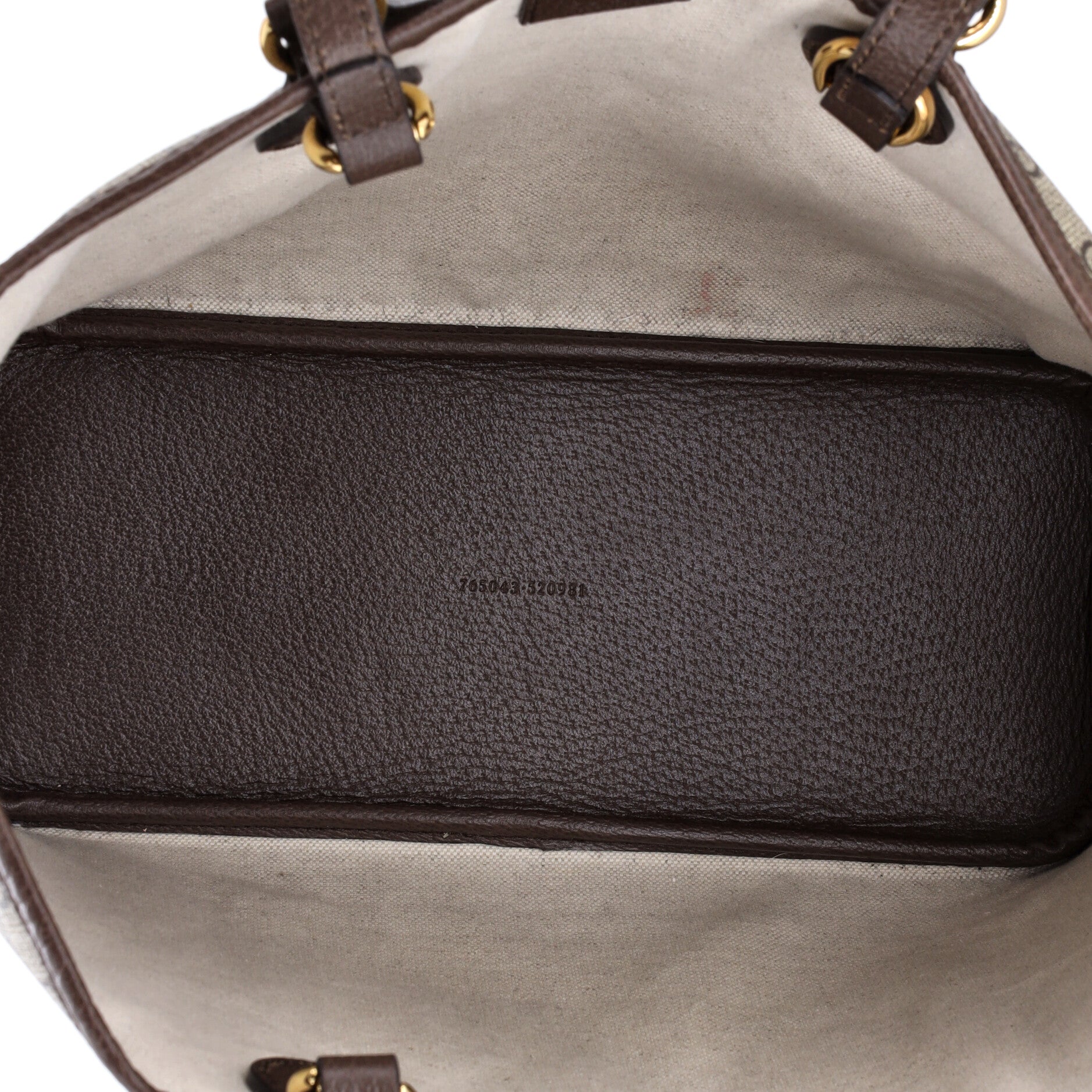 Pre Owned Gucci Ophidia Top Handle Shopping Tote GG Coated Canvas and Leather Small