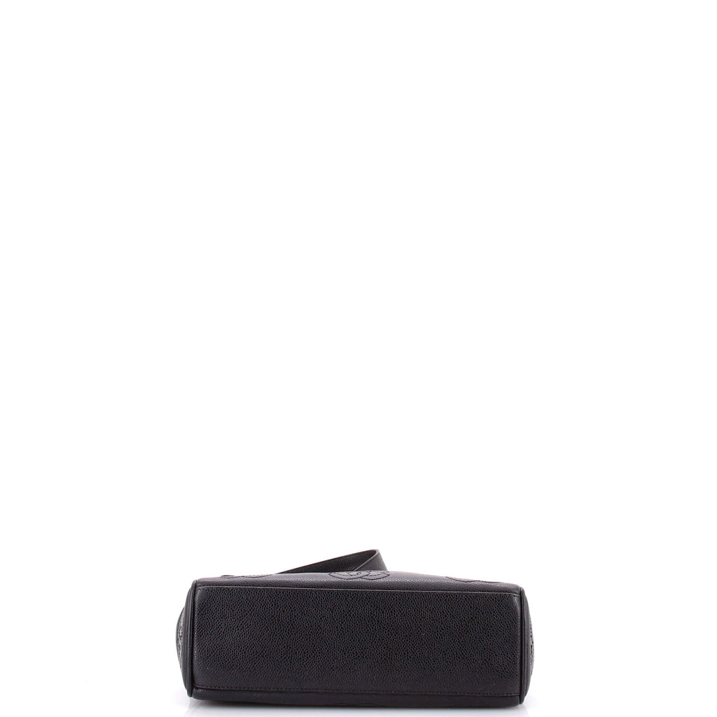 Pre Owned Chanel Vintage CC Top Flap Bag Caviar