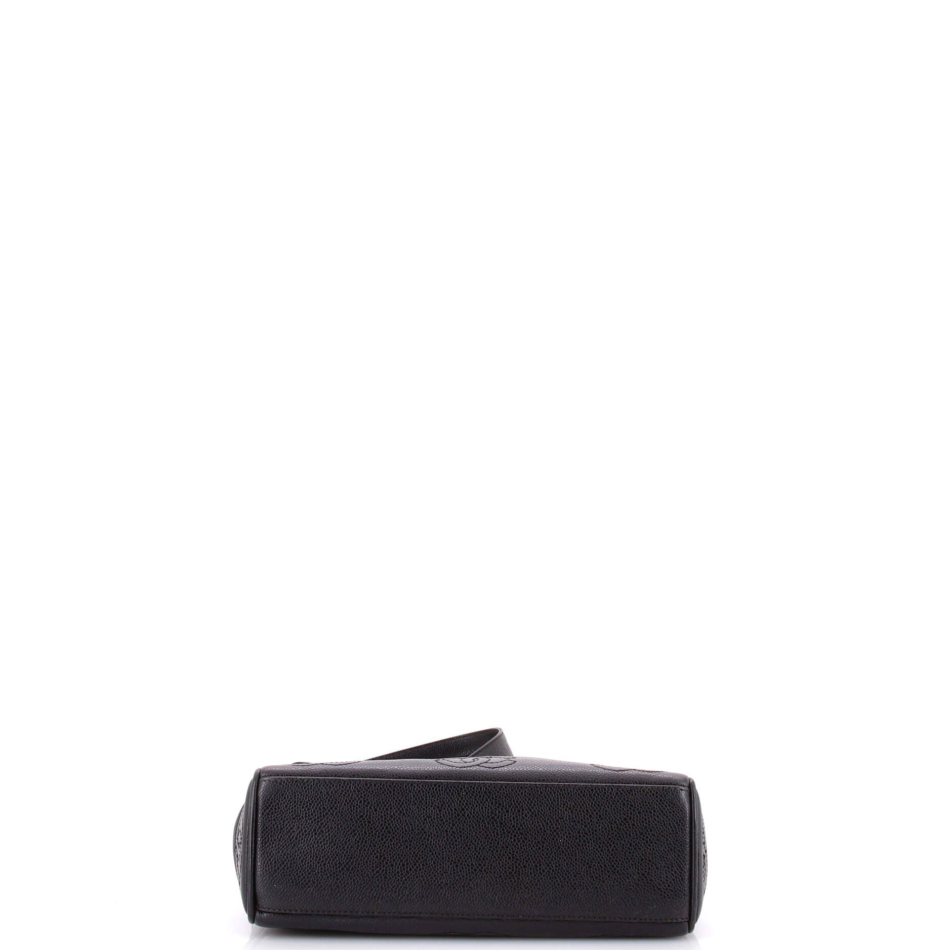 Pre Owned Chanel Vintage CC Top Flap Bag Caviar