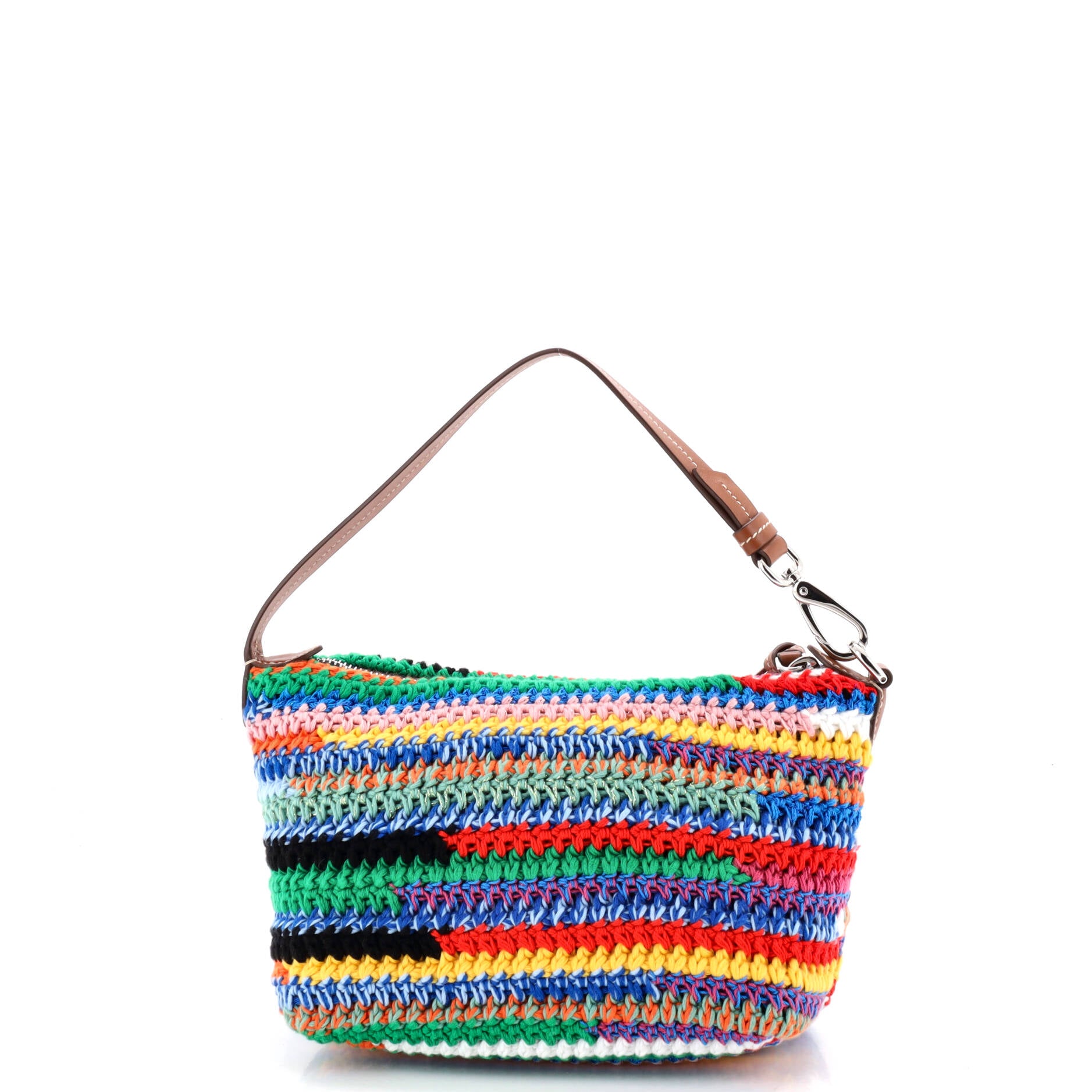 Pre Owned Miu Miu Logo Pouch Crochet