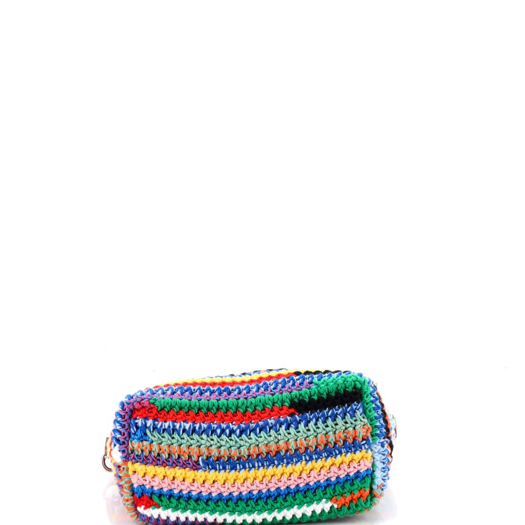 Pre Owned Miu Miu Logo Pouch Crochet