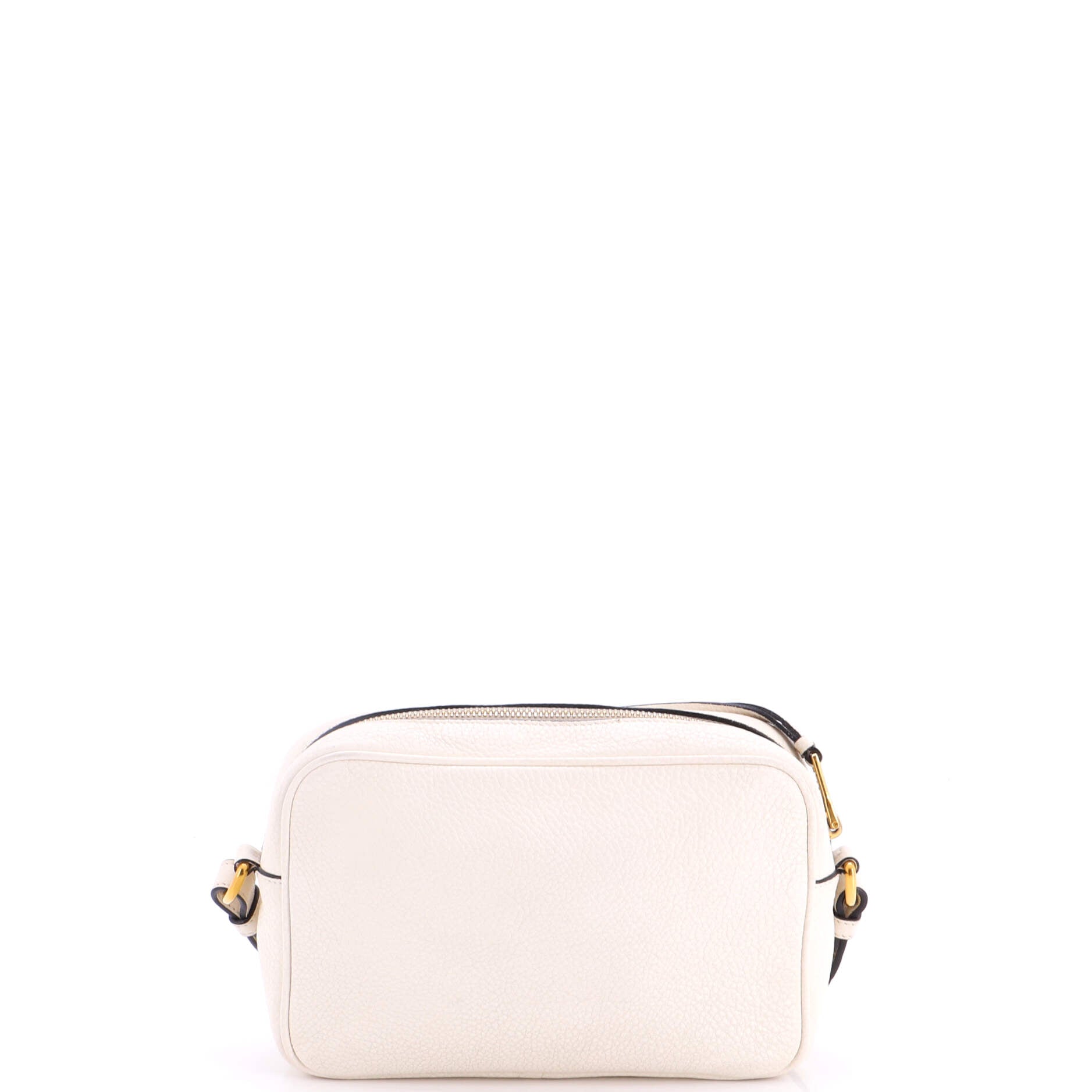 Pre Owned Prada Dual Strap Camera Bag Vitello Daino