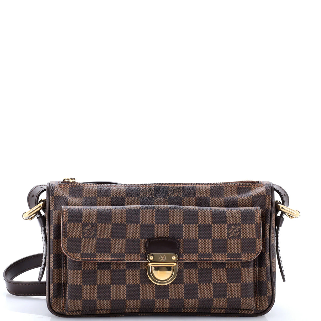 Pre Owned Louis Vuitton Ravello Handbag Damier GM