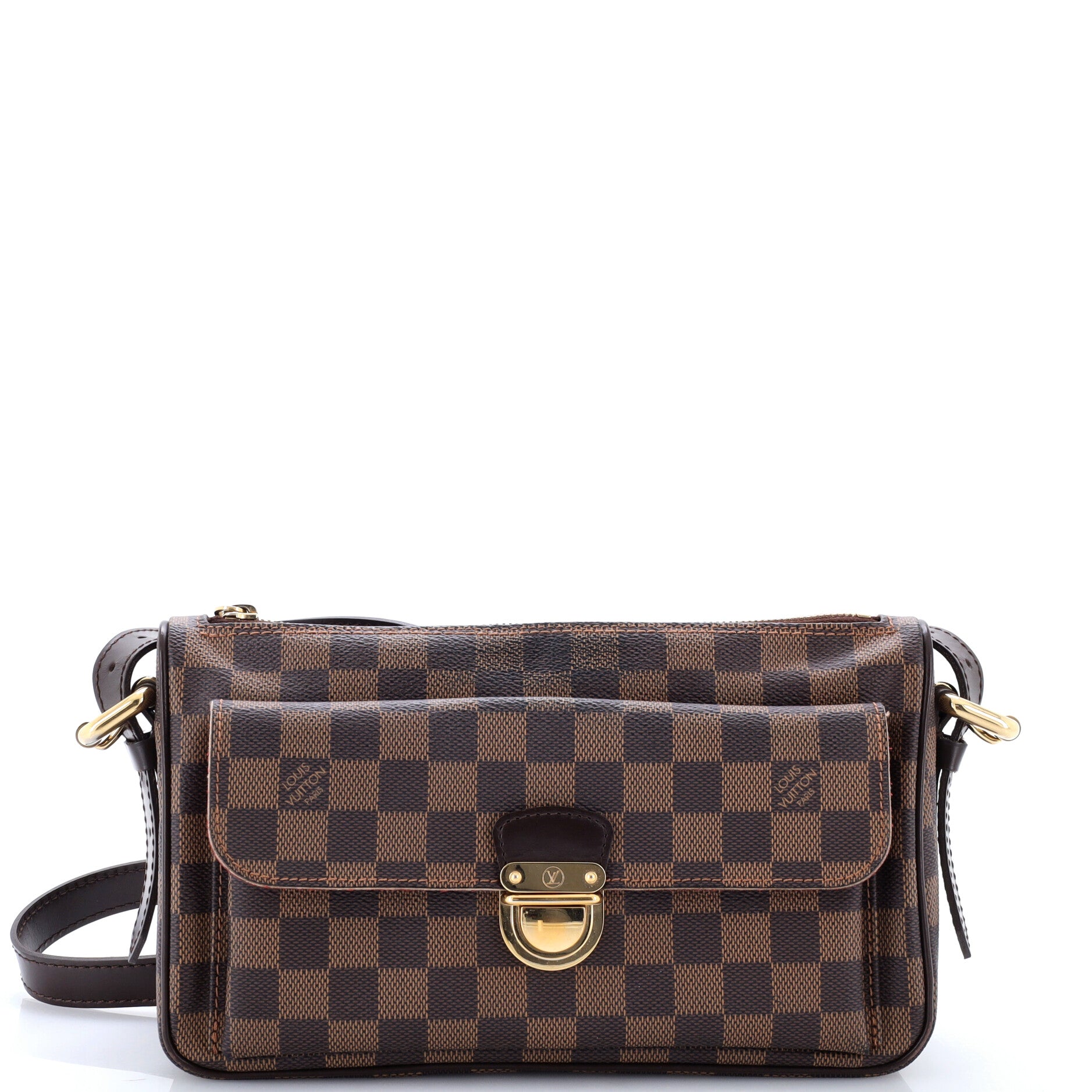 Pre Owned Louis Vuitton Ravello Handbag Damier GM