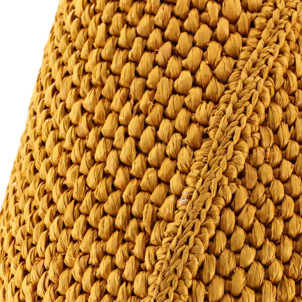 Pre Owned Loewe Paula's Ibiza Logo Convertible Tote Raffia Medium