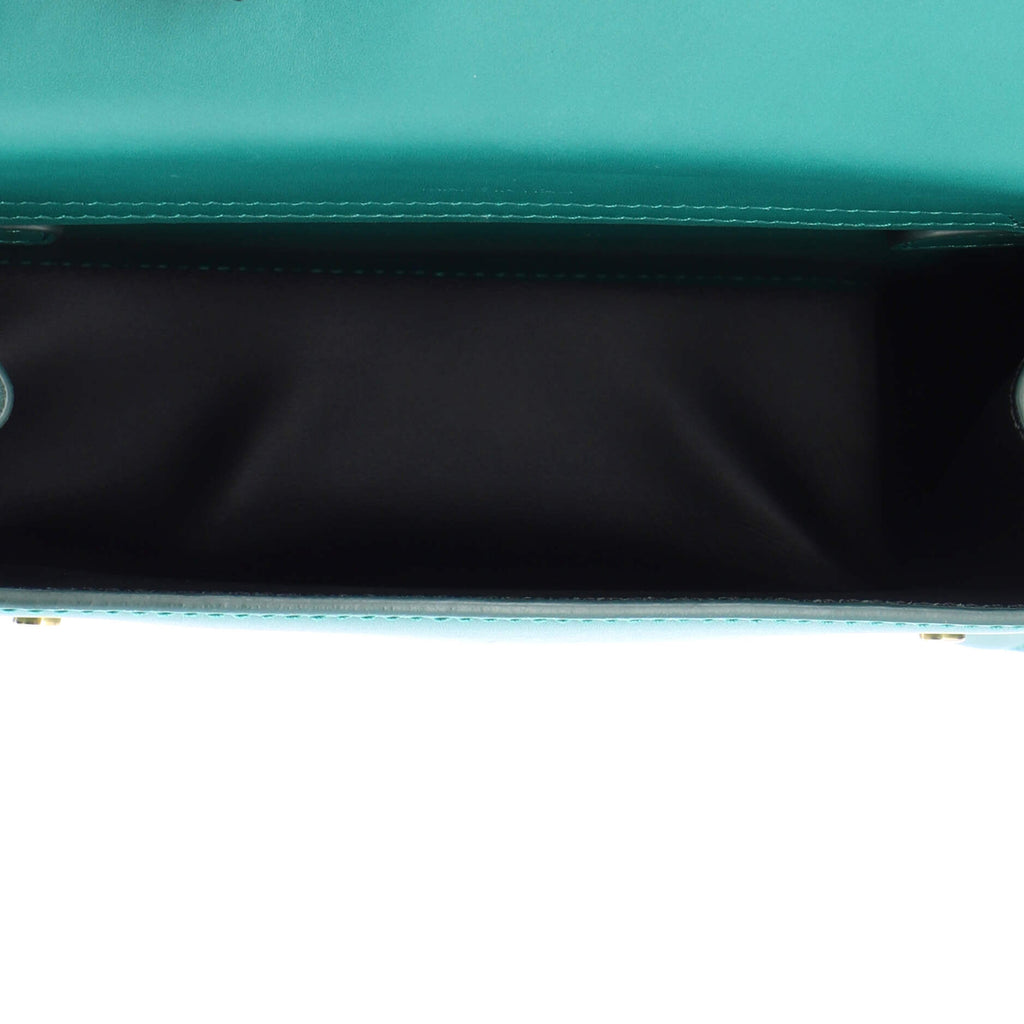 Pre Owned Dolce & Gabbana Sicily 62 Bag Leather Small