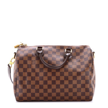 Pre Owned Louis Vuitton Speedy Bandouliere Bag Damier 30