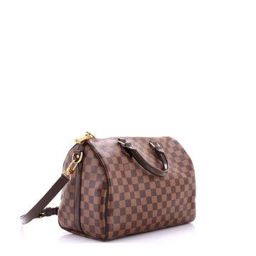 Pre Owned Louis Vuitton Speedy Bandouliere Bag Damier 30