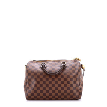 Pre Owned Louis Vuitton Speedy Bandouliere Bag Damier 30