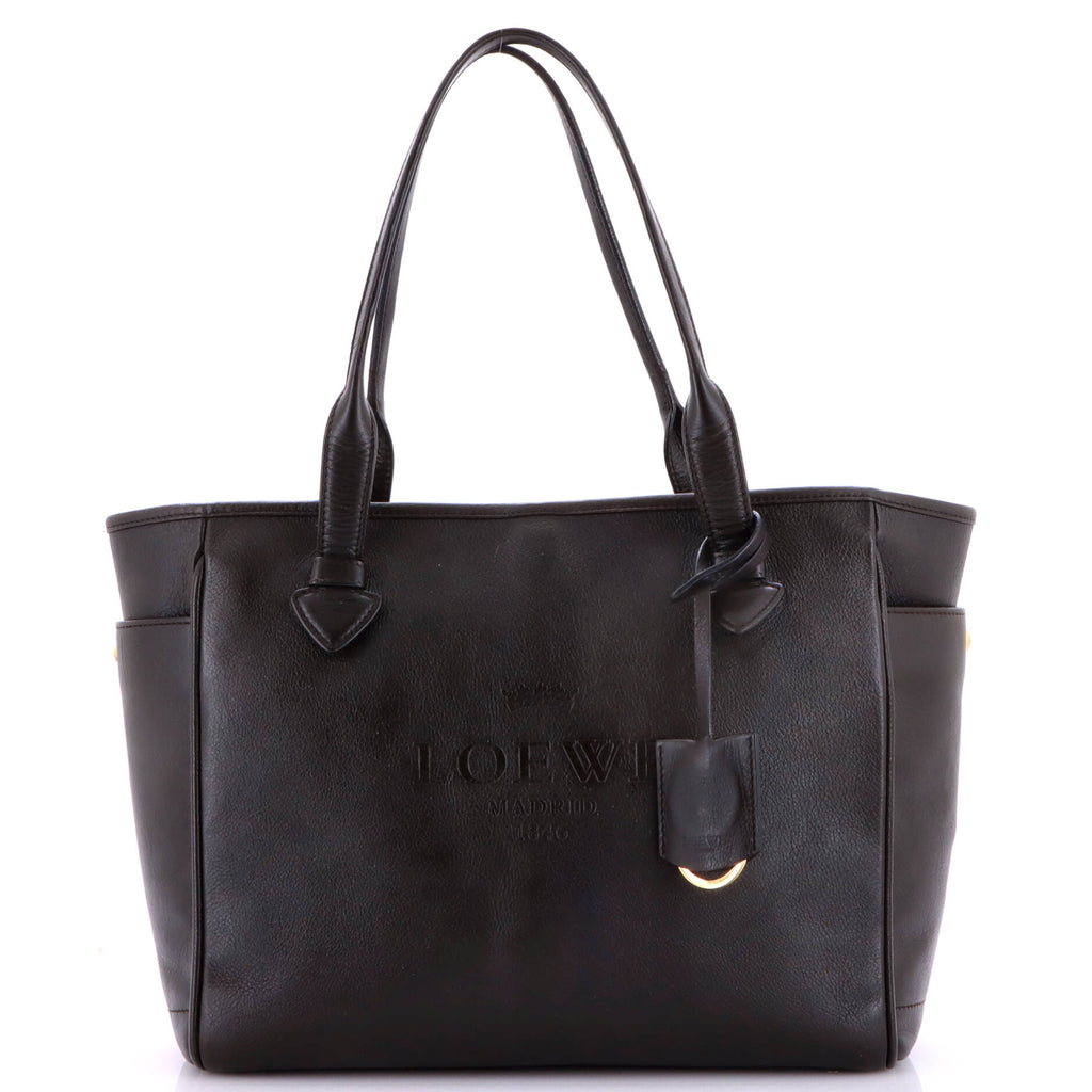 Pre Owned Loewe Heritage Tote Leather