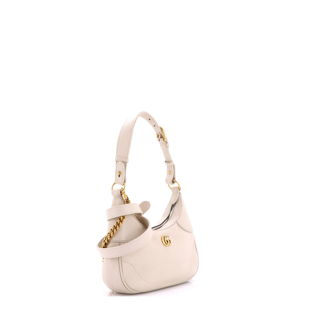 Pre Owned Gucci Aphrodite Zip Shoulder Bag Leather Small