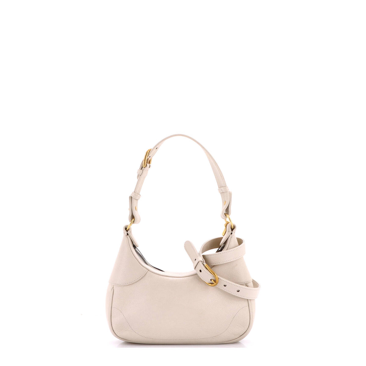 Pre Owned Gucci Aphrodite Zip Shoulder Bag Leather Small