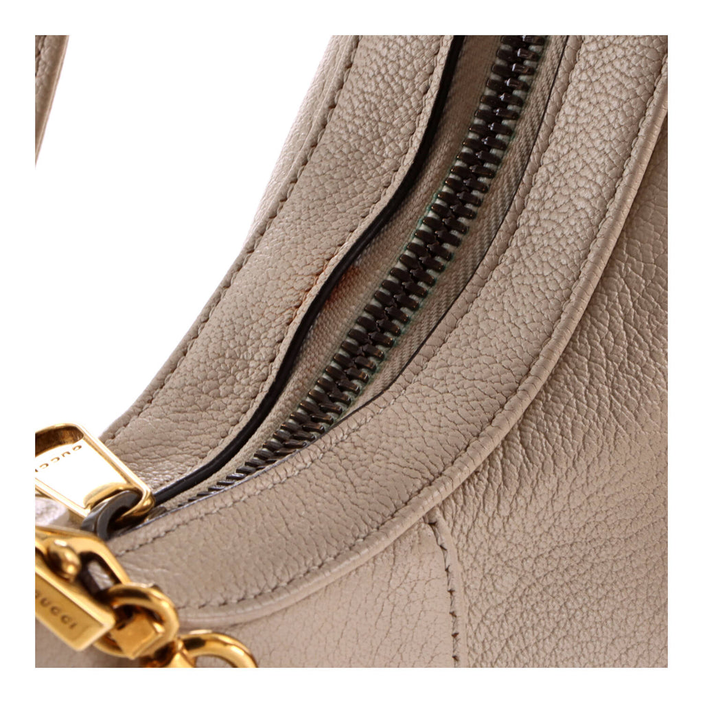 Pre Owned Gucci Aphrodite Zip Shoulder Bag Leather Small