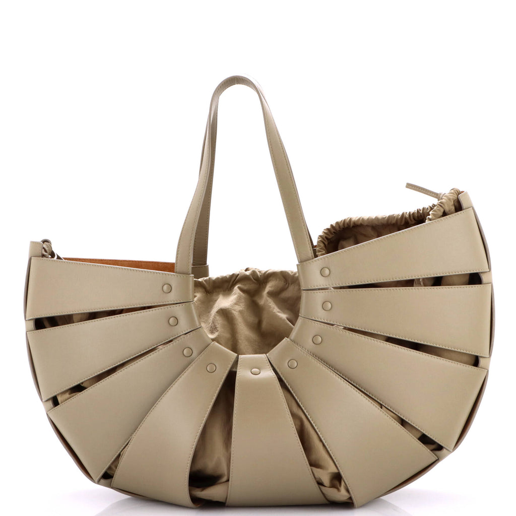 Pre owned Bottega Veneta Shell Bag Leather Large